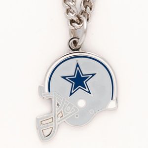 Dallas Cowboys Petite Helmet Charm Necklace NFL